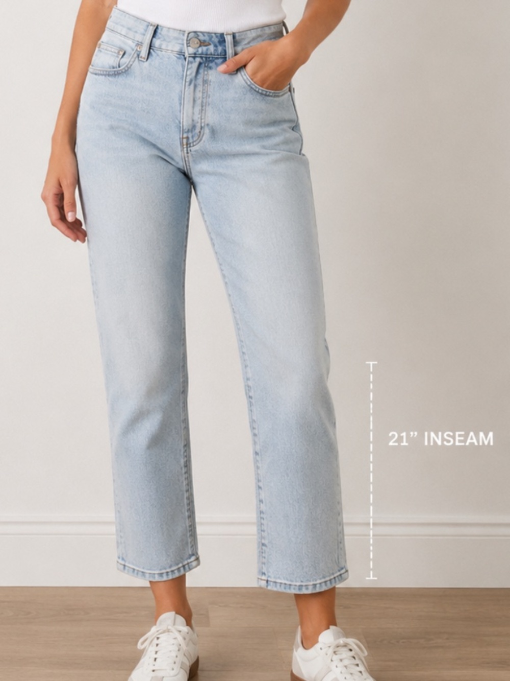 Talbots Petites Straight Leg denim Crop Jeans Size 8P